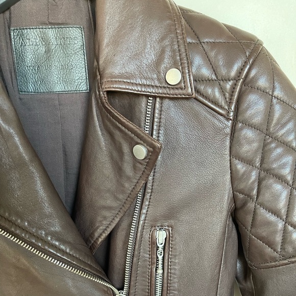 All Saints Armstead Biker Jacket - Picture 13 of 14